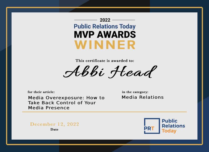 Abbi Head Certificate
